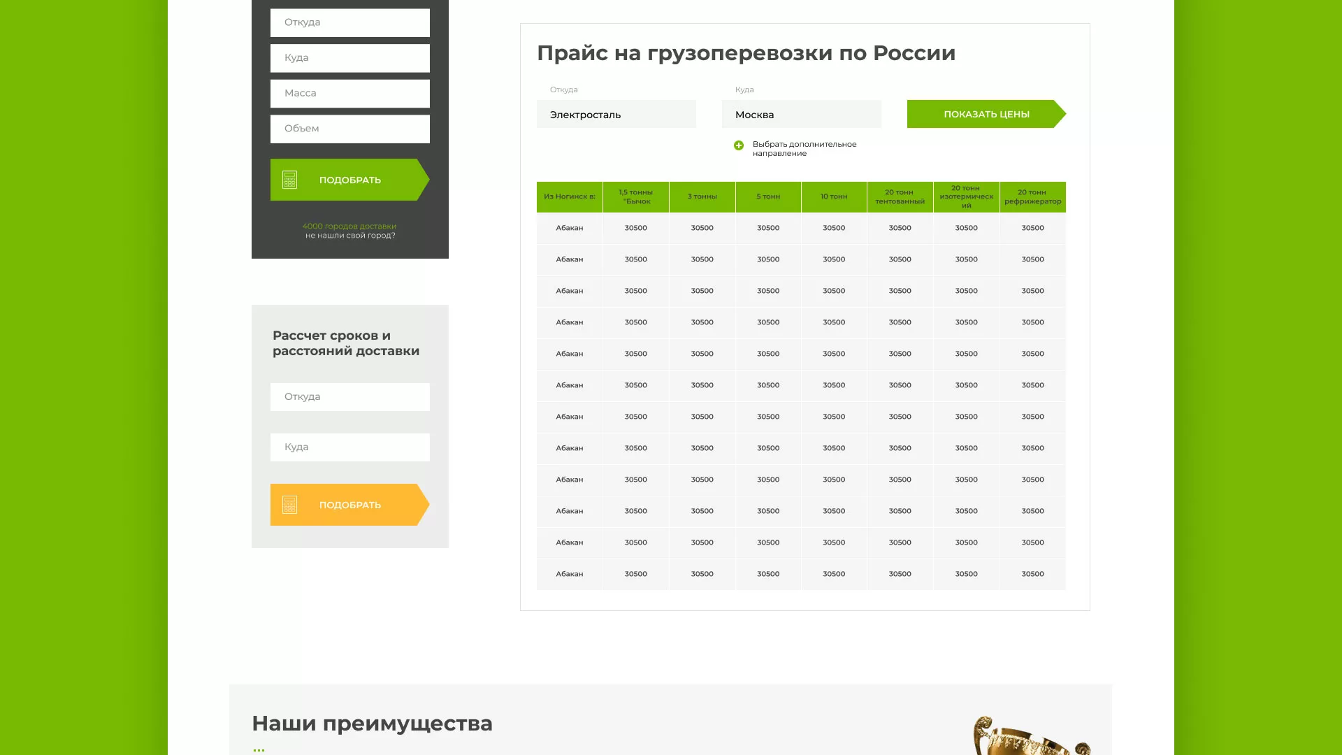 Разработка логотипа и сайта компании «Инком-Логистика» в Балашове