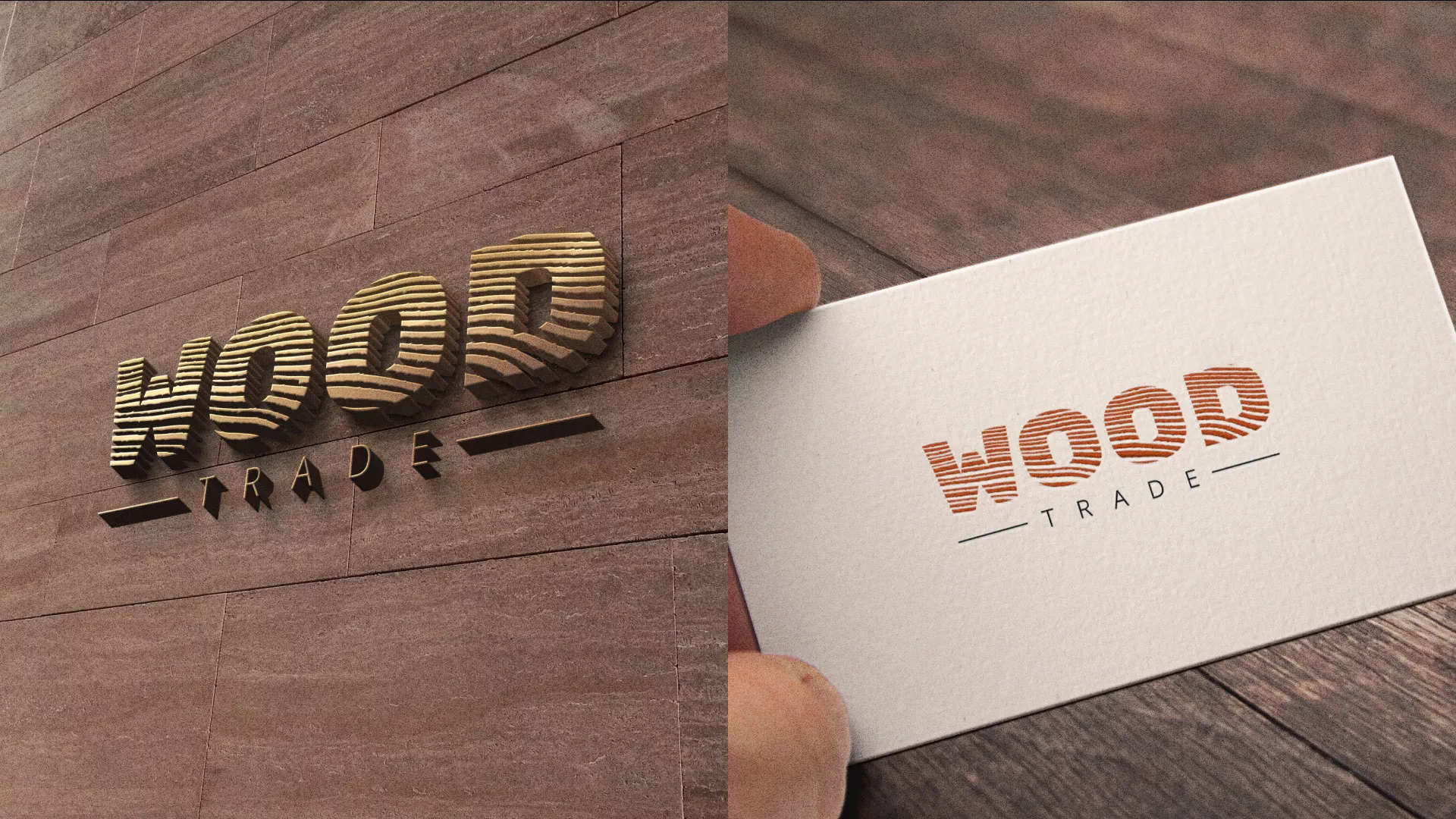 Разработка логотипа для компании «Wood Trade» в Балашове