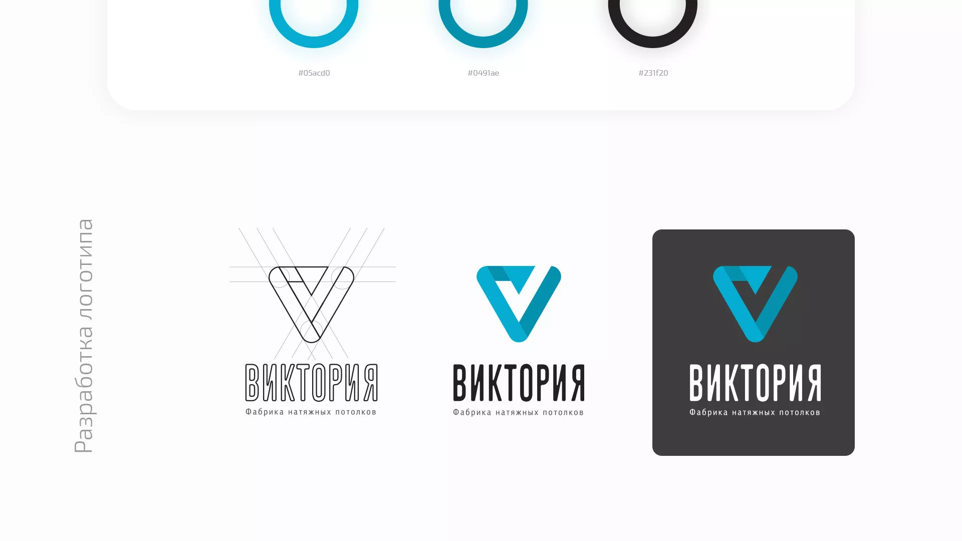 Разработка фирменного стиля компании по продаже и установке натяжных потолков в Балашове