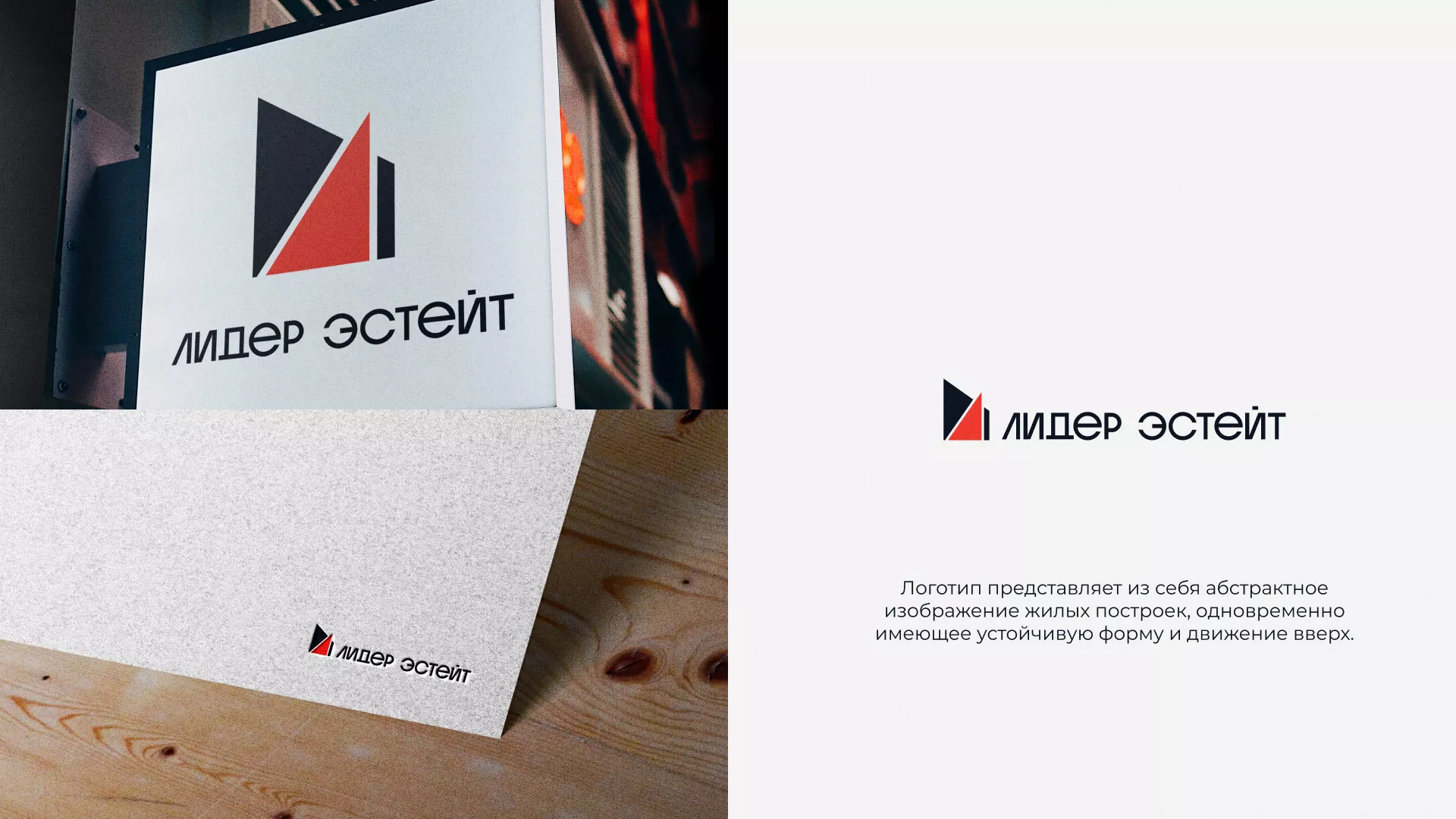 Сделали логотип для агентства недвижимости «Лидер Эстейт» в Балашове