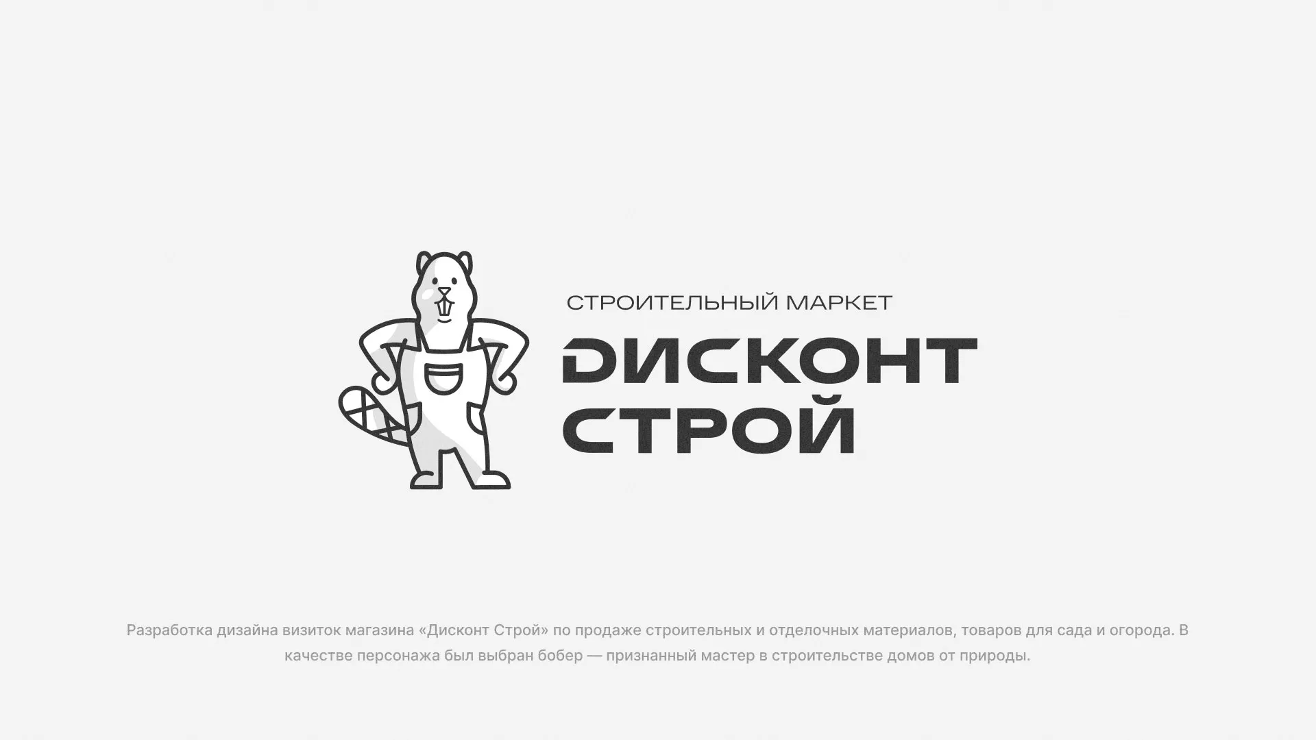 Разработка дизайна визиток магазина «Дисконт Строй» в Балашове