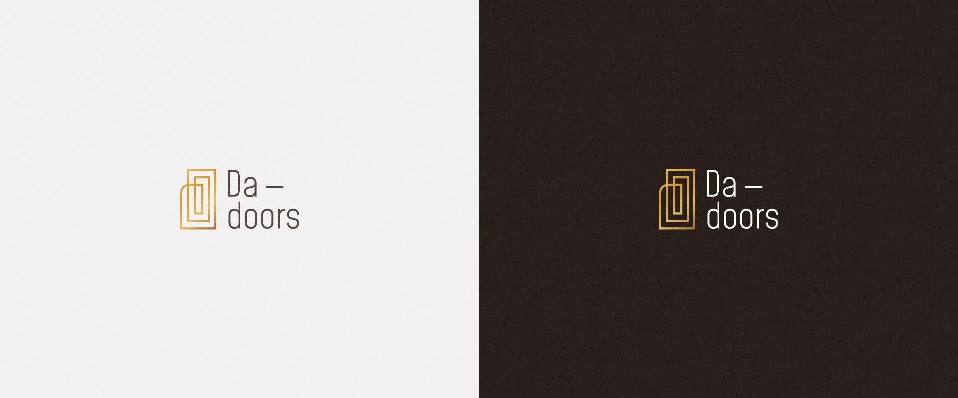 Разработка логотипа для компании «DA-DOORS» в Балашове